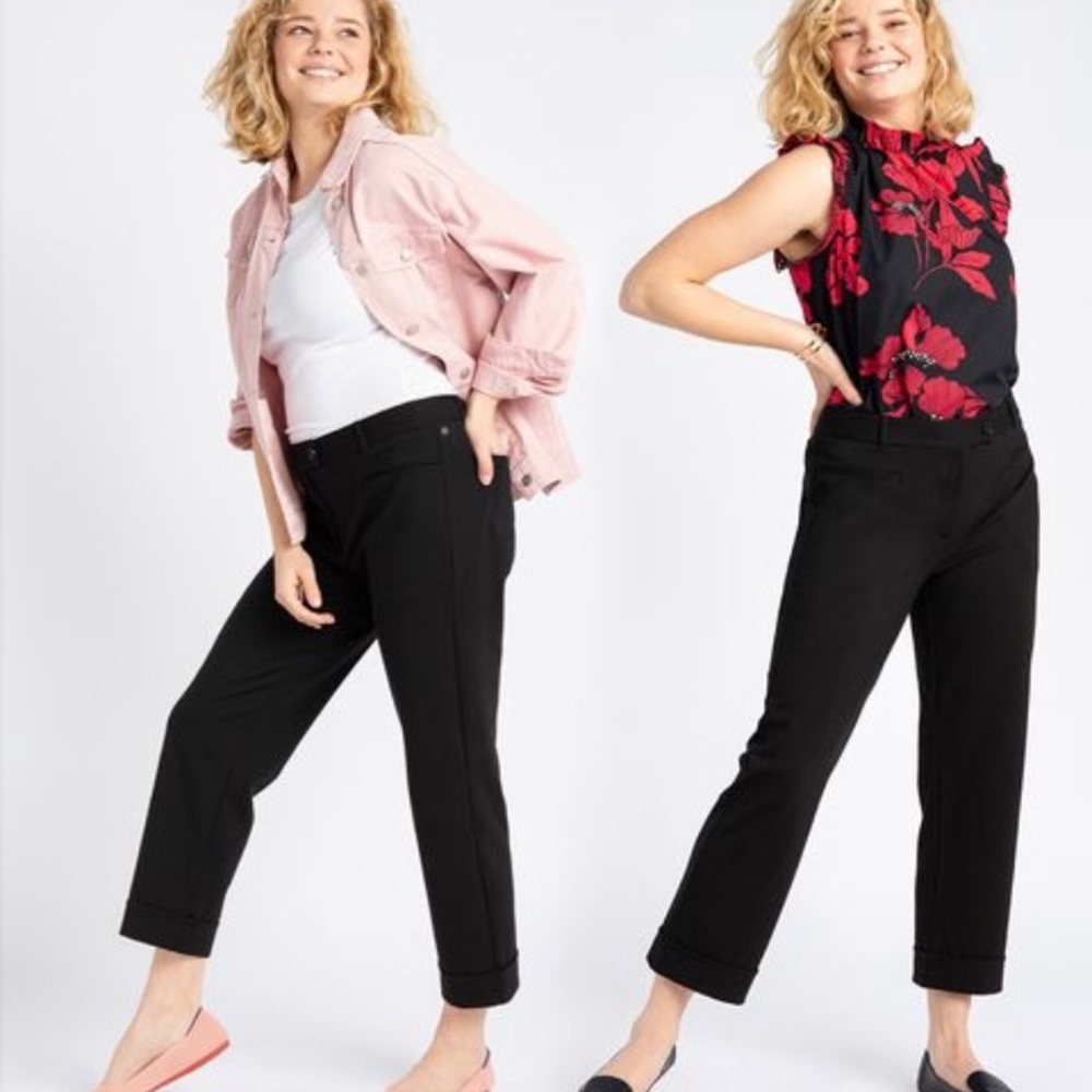 BETABRAND NWT CROPPED YOGA WORK PANTS XL